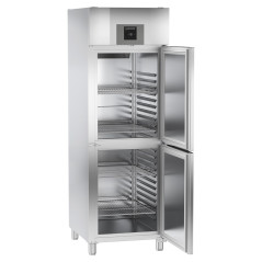Ventilated INOX freezer GN 2/1 LIEBHERR electronic two doors single