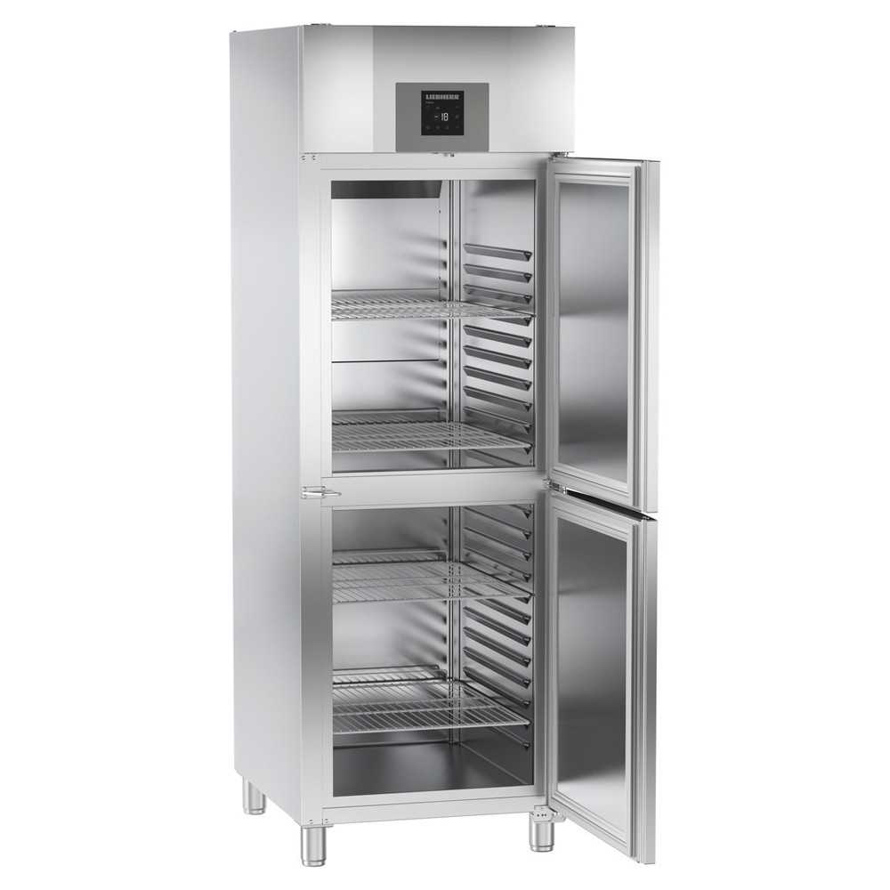 Congélateur INOX ventilé GN 2/1 LIEBHERR électronique deux portes simple
