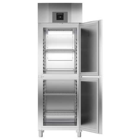 Congélateur INOX ventilé GN 2/1 LIEBHERR électronique deux portes simple