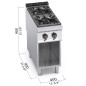 Cuisinière à gaz sur pied 2 feux MAXIMA 900 Cuisinière à gaz sur pied 2 feux MAXIMA 900