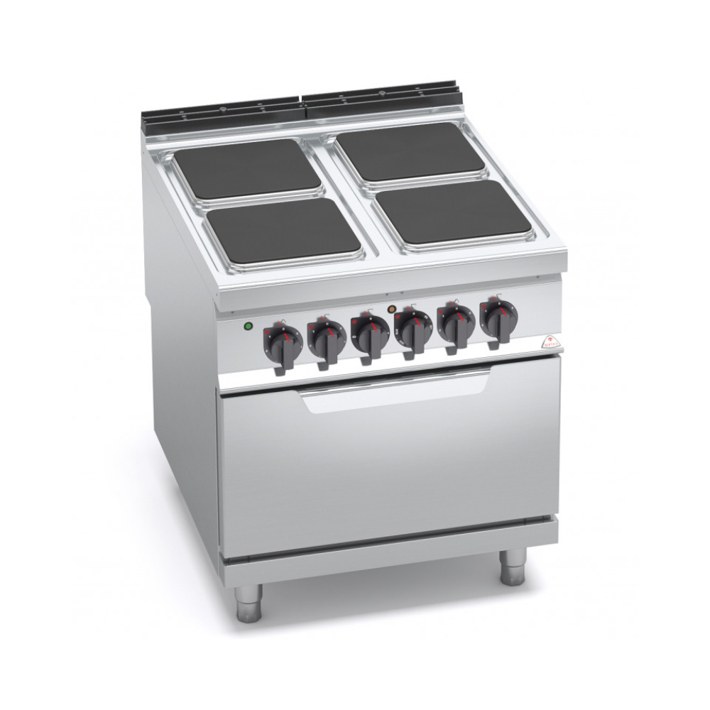 Cuisinière électrique 4 feux MAXIMA 900 avec four