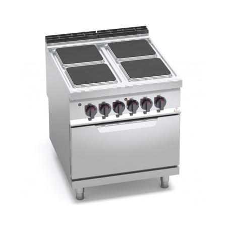 Electric cooker 4-burner MAXIMA 900 with oven