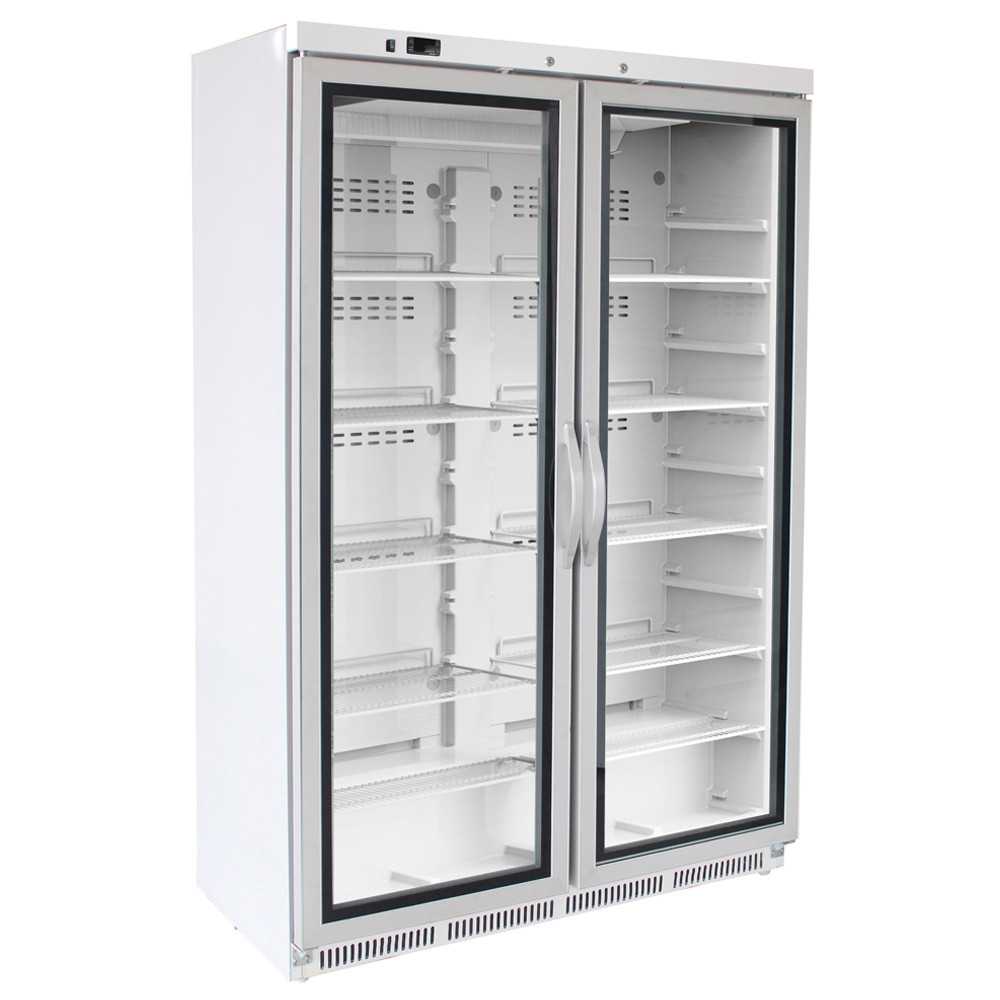 Nevera con puertas de cristal industrial doble 744 litros