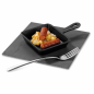 Mini poêle rectangulaire pour présenter les aliments, idéale pour le four et le barbecue