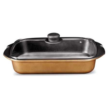 Rustidera plana 35 x 25 industrial color bronze per a forn