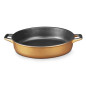 Casseroles basses industrielles pour le four, couleur bronze