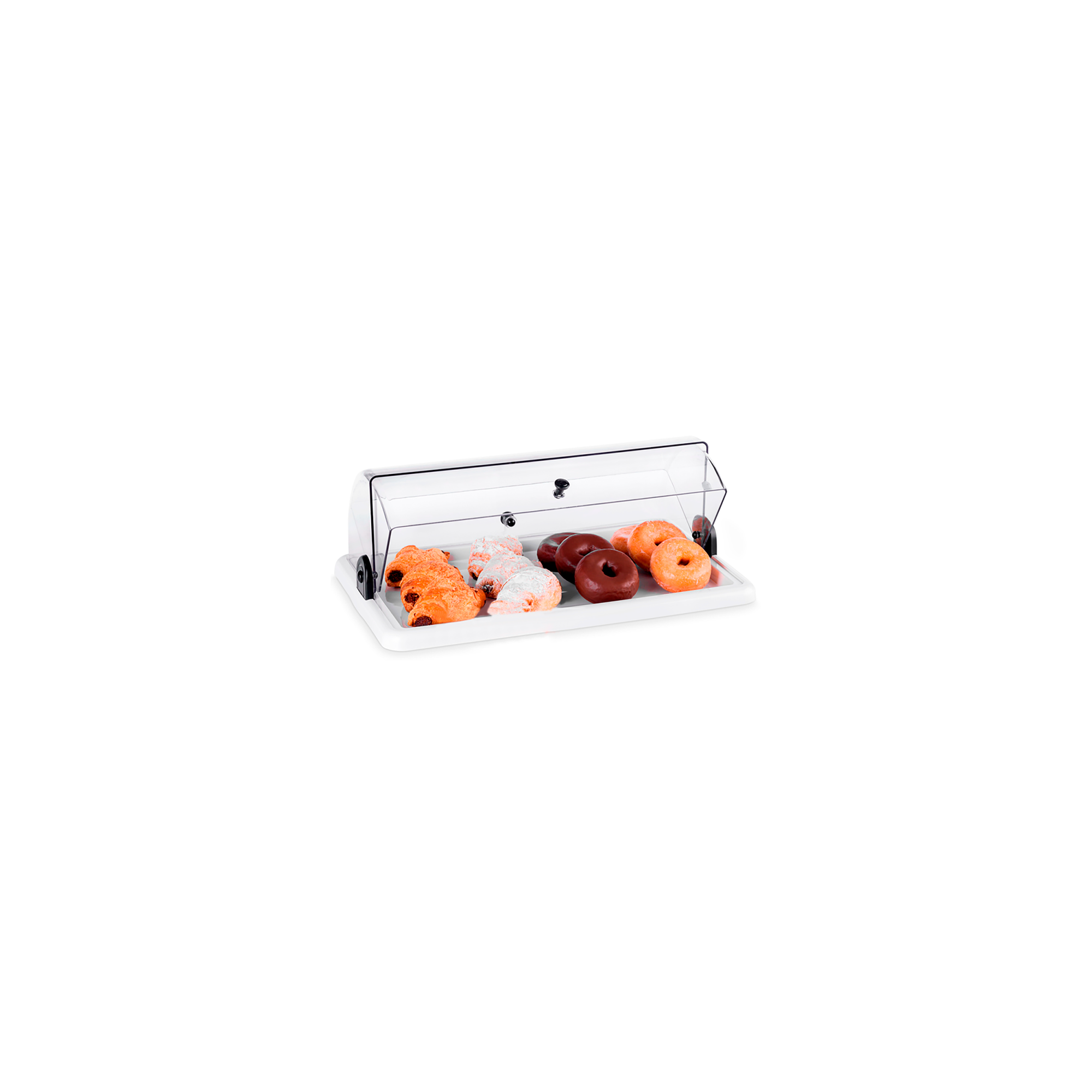 Vitrine neutre à poser rectangulaire exposition