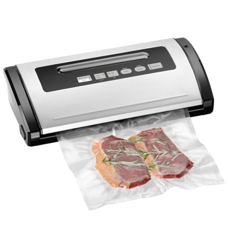 Machine à emballer sous vide professionnelle à usage domestique.