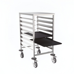 Professional Reinforced Low Pastry Trolley