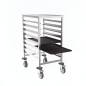 Professional Reinforced Low Pastry Trolley