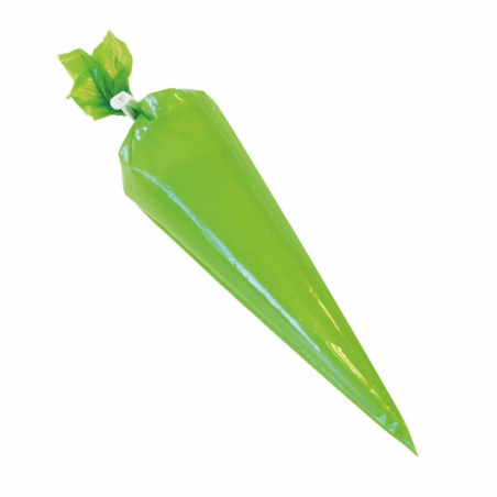 Disposable pastry bags in green colour