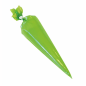 Disposable pastry bags in green colour