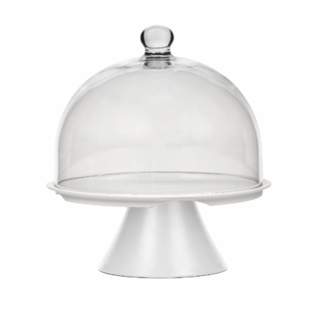 Estand blanc de melamina 10 cm