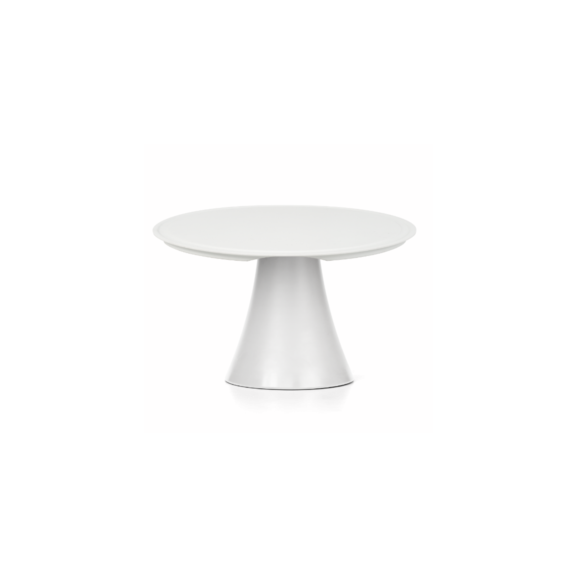 Présentoir en mélamine blanche 10 cm