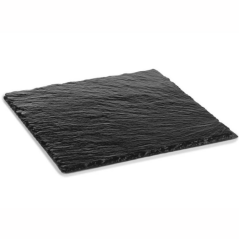 Rustic surface food presentation slates