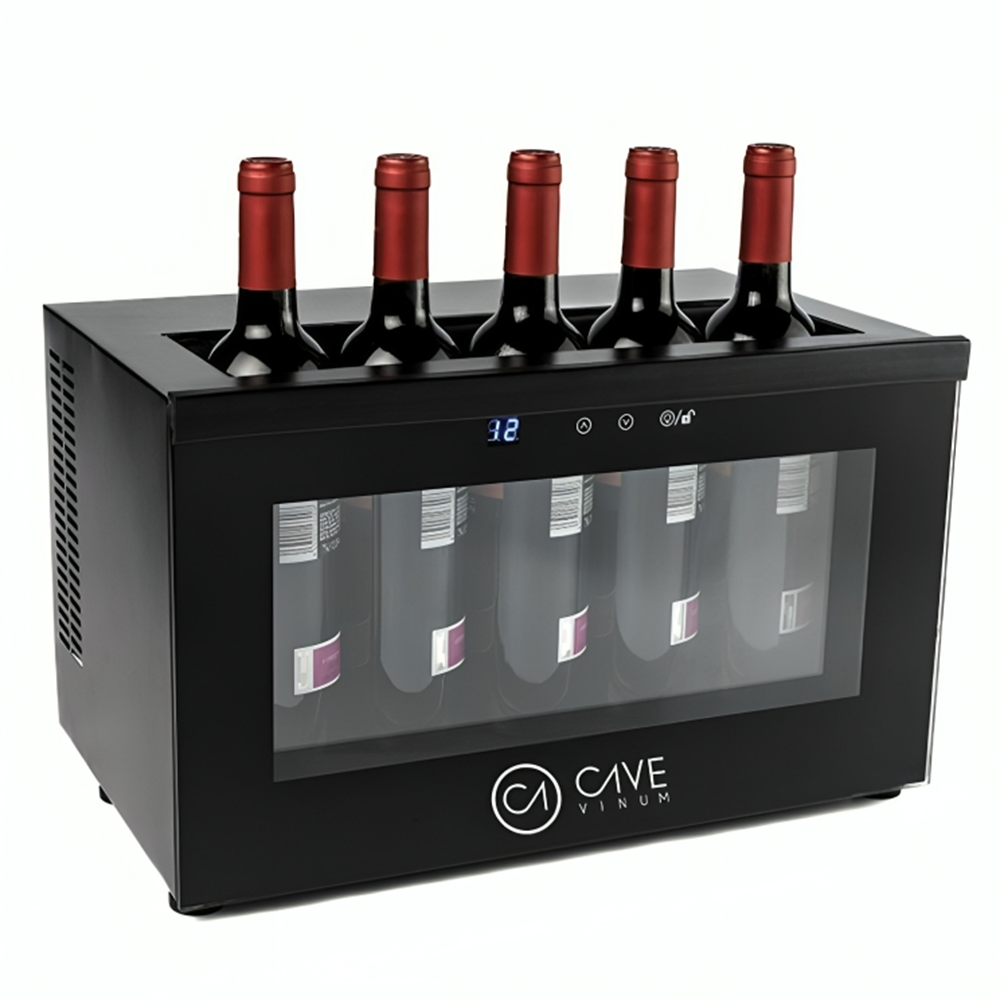 Cava expositora de vino profesional pequeña