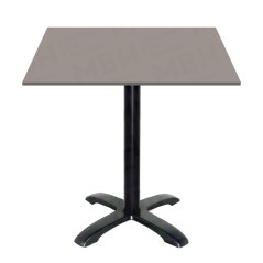 Taules quadrades COMPACTO PREMIUM de diferents colors solids i mides per a interiors i exteriors - amb base de potes