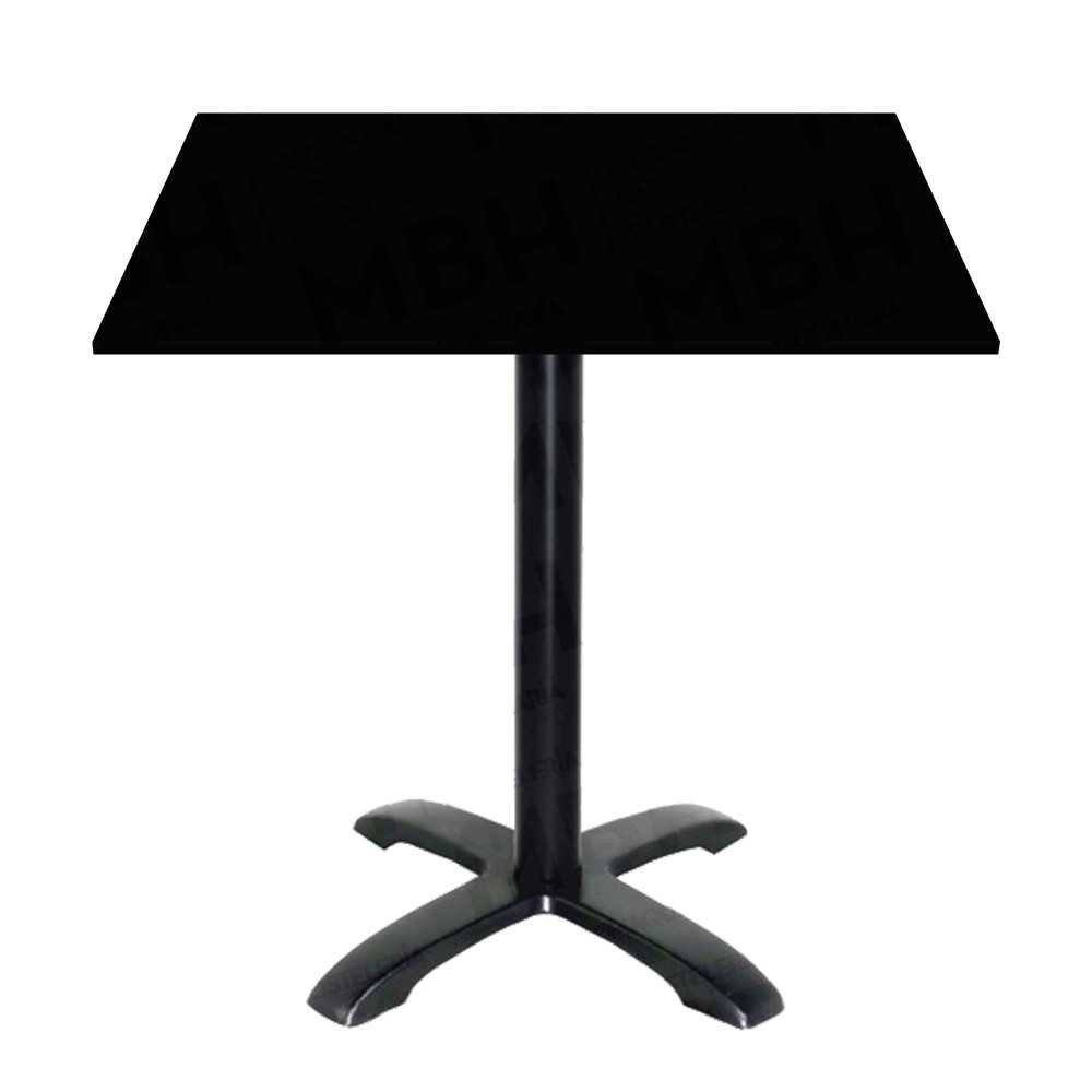 Mesas cuadradas COMPACTO PREMIUM de diferentes colores solidos y medidas para interior y exterior - con base de patas