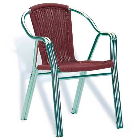 ALUMINUM BRAIDED TERRACE CHAIR