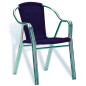 SILLA ALUMINIO TRENZADA TERRAZA