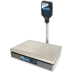 Balanza verificada profesional SL INOX 30kg 343x263mm columna TPV. Báscula industrial acero inoxidable resistente agua.