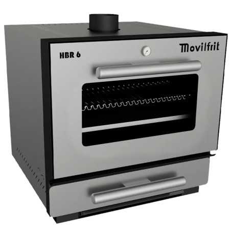 MBH - Horno de brasas comercial con gran capacidad y autonomía de 9 horas para servicios intensivos en restaurantes
