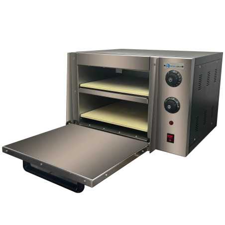 MBH - Four à pizza compact avec gain de place et témoin lumineux pour cuisines professionnelles.