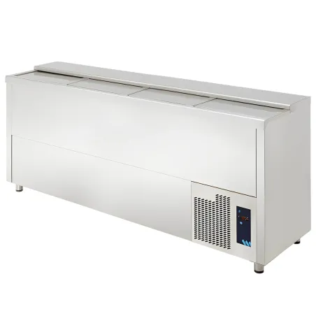 Boteller frigorífic professional de 580 L amb 4 portes, 2 m