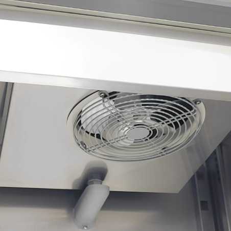 Congélateur vertical INOX 386 L