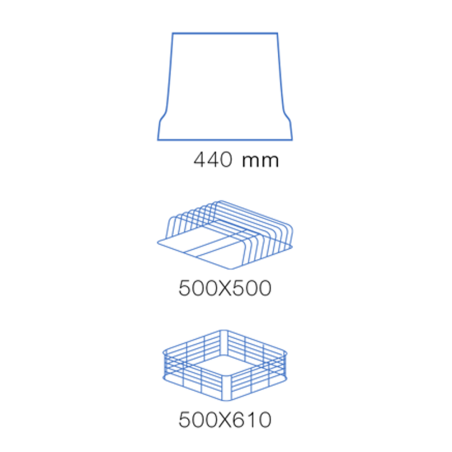 Lavaperoles Industrial Kromo KP85E PLUS