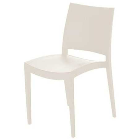 CHAISE, COULEUR LIN BLANC, INTÉRIEUR ET EXTÉRIEUR, OUTLET