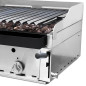 Barbecue gaz professionnel 120 à lave volcanique + grilles basques