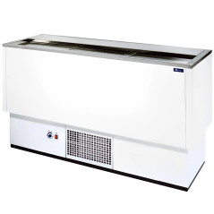 MBH - Botellero frigorífico industrial 3 puertas 150cm. Enfría bebidas en barras de bares y restaurantes.