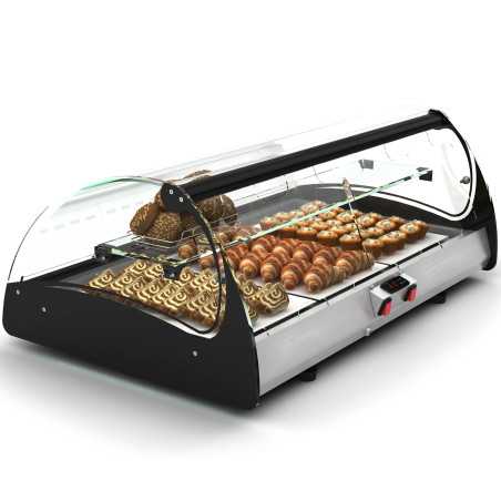 Vitrinas SPLENDID calienta tapas sahara de cristal curvo