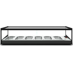 LOGIC bain-marie vitrines chauffantes à tapas
