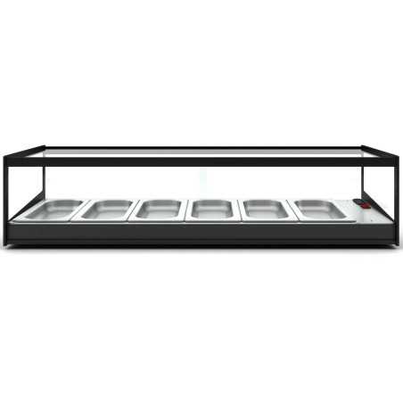 LOGIC bain-marie hot tapas display cases
