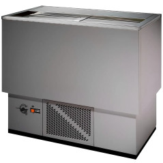 Botellero INOX bar 1 m y 2 puertas