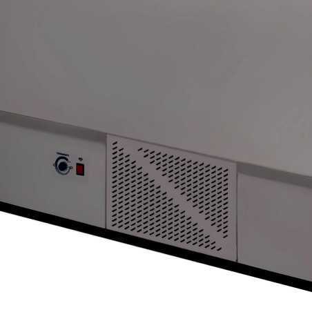 Refroidisseur de boissons INOX professionnel eco 1 m et 2 portes