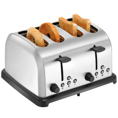 Professional multifunctional toaster with 4 slots