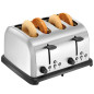 Torradora professional multifunció amb 4 ranures