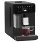 Cafetera automática compacta de grano (200 g) con molinillo y dispensador de leche de 15 programas