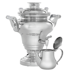 Samovar Profesional 15L Hervidor de Agua Industrial con Tetera