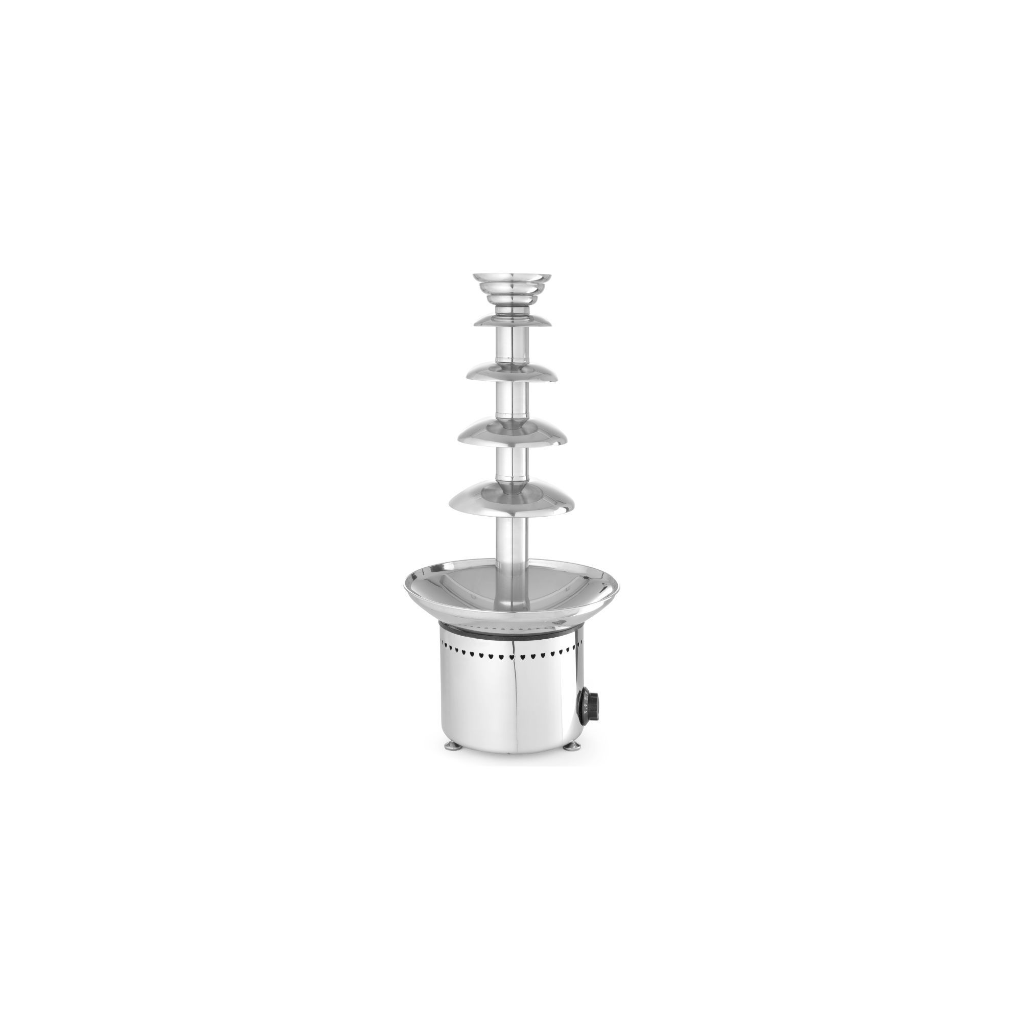 Fontaine à Chocolat Électrique 3 Niveaux | 60W, 200ml, Acier Inoxydable, Base Chauffante - Idéale Pour Fêtes, Mariages