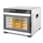 Deshidratador de Alimentos Profesional con 6 Bandejas de Acero Inoxidable Deshidratador de Alimentos Profesional con 6 Bandejas de Acero Inoxidable