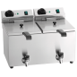 Freidora Profesional Doble con Control Digital 18L