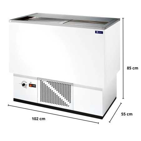 Boteller Refrigerat per a Bar de 1 m amb 2 portes, amb un petit cop o defecte de pintura