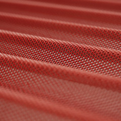 Ribbed silicone-coated perforated tray 60x40 cm for bakery