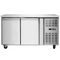 Industrial Stainless Steel Refrigerated Counter 2 Doors 260 Liters Depth 700mm