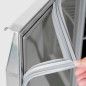 Taula de preparació refrigerada d'acer inoxidable 2 portes 176 litres 900x700mm