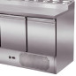 Stainless Steel Refrigerated Preparation Table 3 Doors 260 Liters 1365x700mm